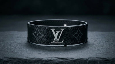 Leather Monogram Bracelet