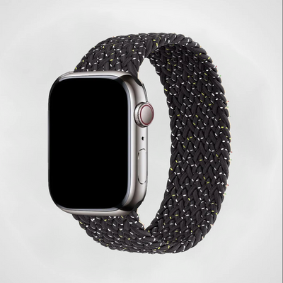 Black Starlight Braided Solo Loop Apple Watch Band