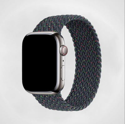Gray Starlight Braided Solo Loop Apple Watch Band