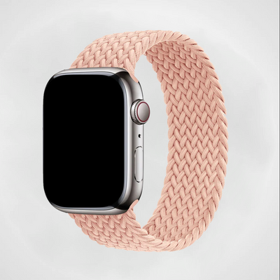 Peach Braided Solo Loop Apple Watch Band