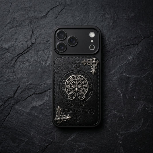CH Leather Horseshoe Phone Case