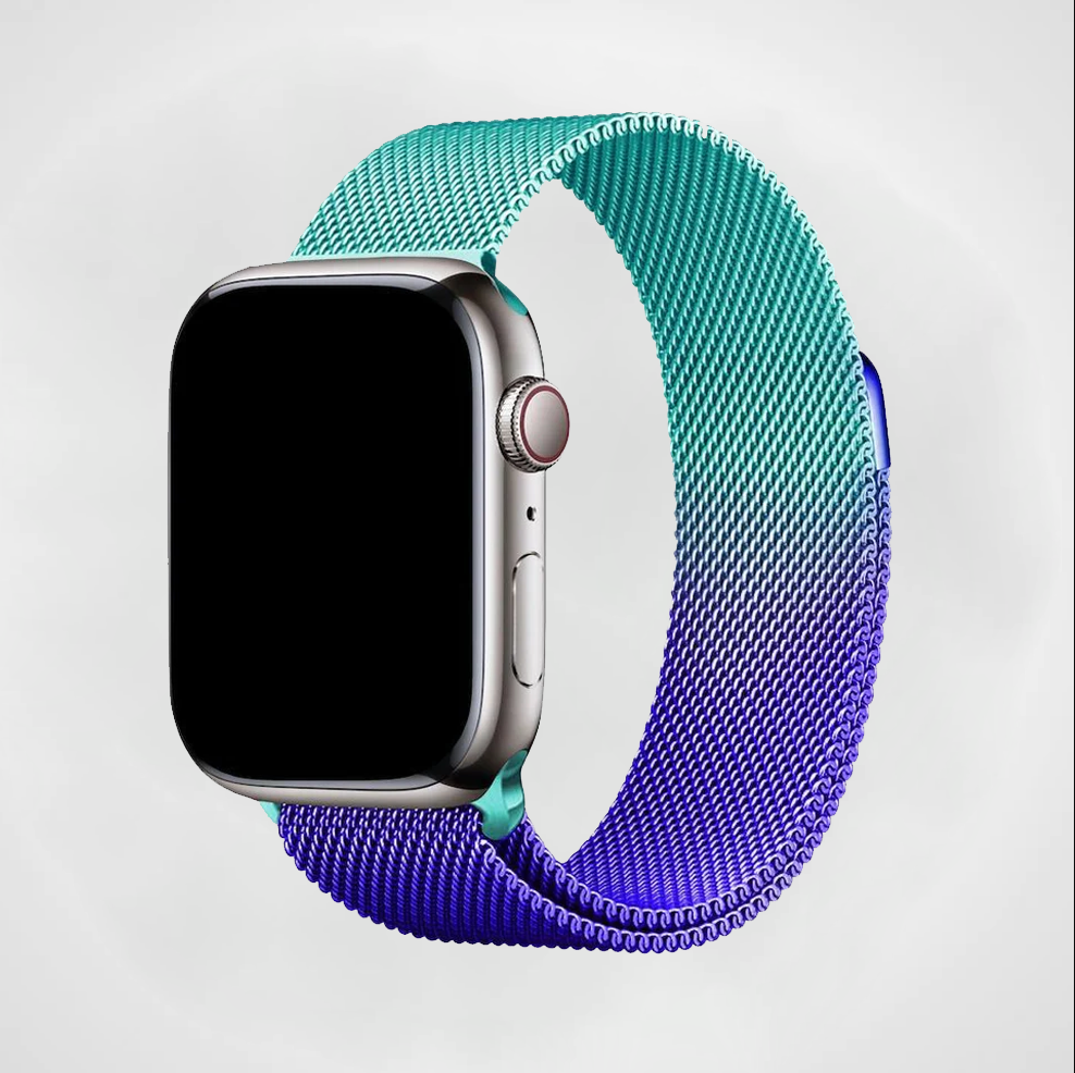 Seafoam Gradient Milanese Apple Watch Band