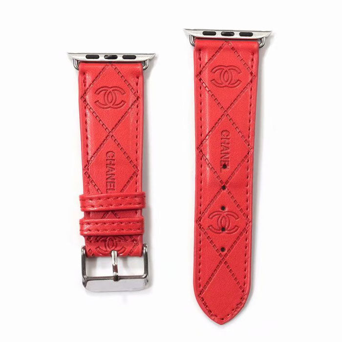 Chanel CC Luxury Leather Apple Watch Band