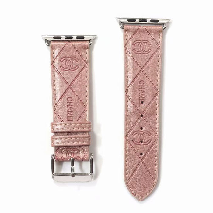 Chanel CC Luxury Leather Apple Watch Band