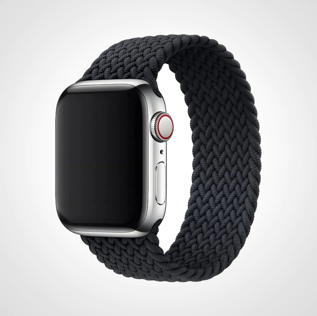 Black Braided Solo Loop Apple Watch Band
