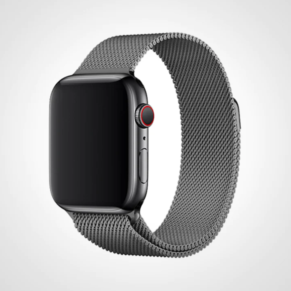 Gray Milanese Apple Watch Band