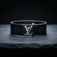 Leather Monogram Bracelet