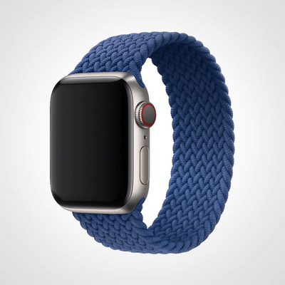Blue Braided Solo Loop Apple Watch Band