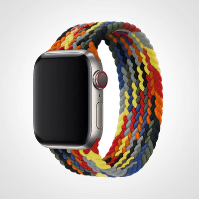 Earth Splash Braided Solo Loop Apple Watch Band