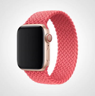 Pink Braided Solo Loop Apple Watch Band