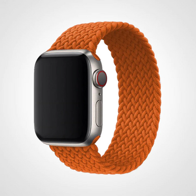 Orange Braided Solo Loop Apple Watch Band
