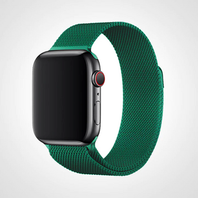 Green Milanese Apple Watch Band